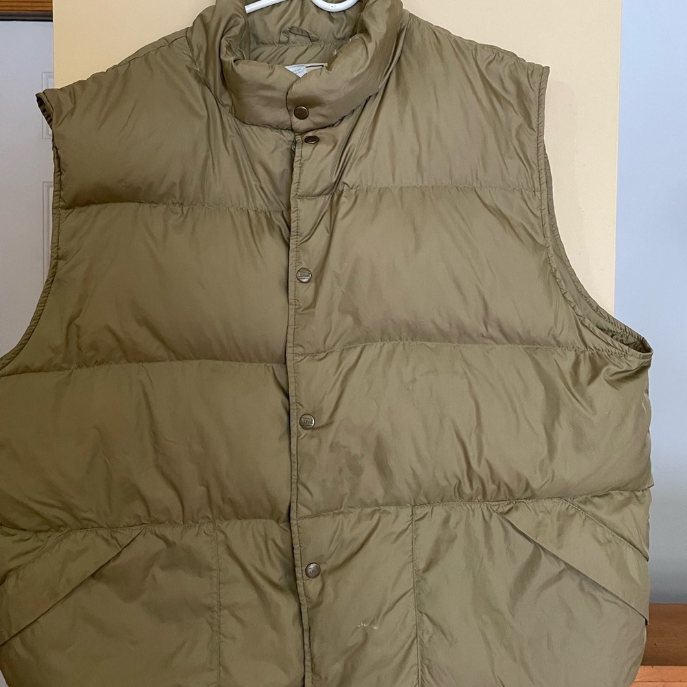 Men’s Puffy Vest, Lands End, size XXL